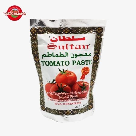 Pabrik Cina Kualitas tinggi Pasta tomat nyaman Dalam kantong berdiri 50g Double terkonsentrasi
