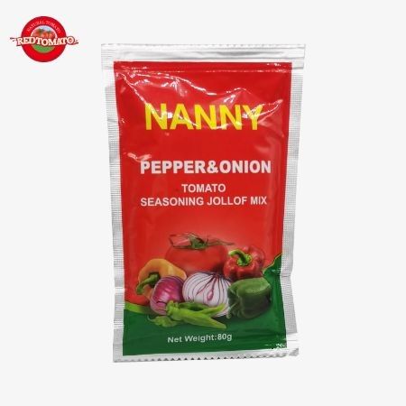 Pasta Tomat Sachet Flat Merah 80g Untuk Penggunaan dan Penyimpanan yang Mudah