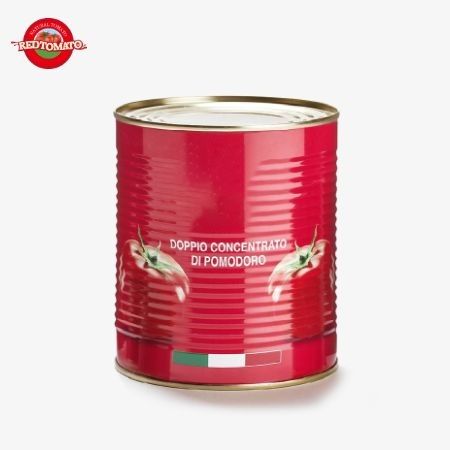 850 g pasta tomat kaleng untuk meningkatkan rasa dalam sup dan rebusan