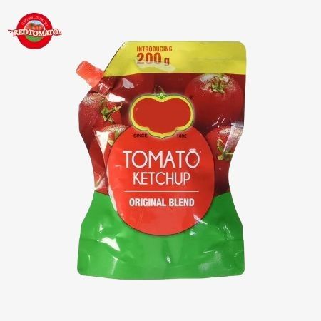 Pabrik Produksi OEM Sachet Ketchup 200g Bumbu Untuk Burger Dan Sandwich Harga Pabrik