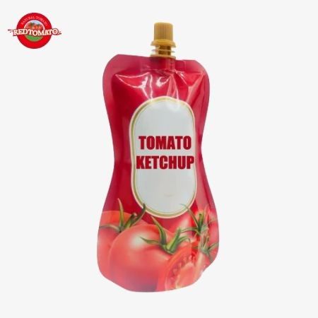 1% Brix 210g Sachet Ketchup, Pure Natural Flavor Sempurna Untuk Saus Dip French Fry