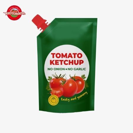 1% Brix 210g Sachet Ketchup, Pure Natural Flavor Sempurna Untuk Saus Dip French Fry