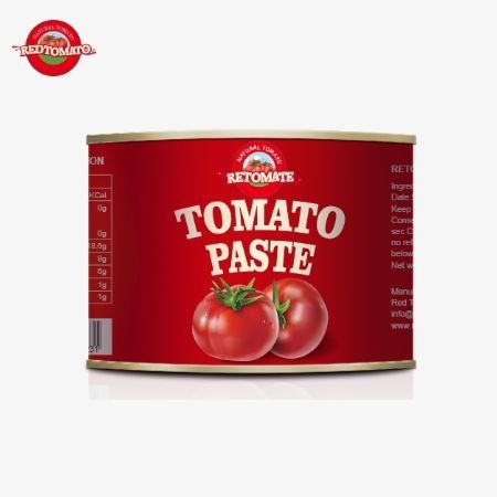 70 gram kaleng yang mudah digunakan dengan pasta tomat manis dan pedas