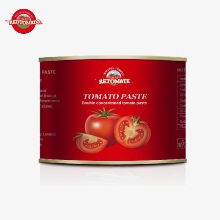 70g Can of Premium Tomato Concentrate yang Mudah Dibuka Untuk Pengalaman yang Ramah