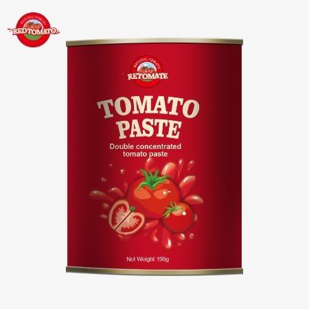 198g pasta tomat kaleng memenuhi standar ISO HACCP dan BRC serta standar produksi FDA