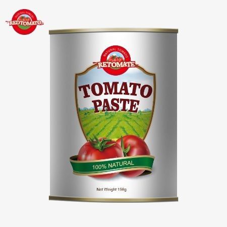 Pasta tomat kaleng 198g mematuhi ISO HACCP dan standar BRC serta FDA