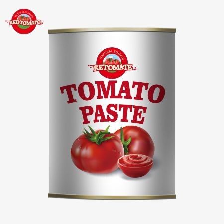 Pasta tomat kaleng 198g mematuhi standar ISO HACCP dan BRC serta standar produksi FDA