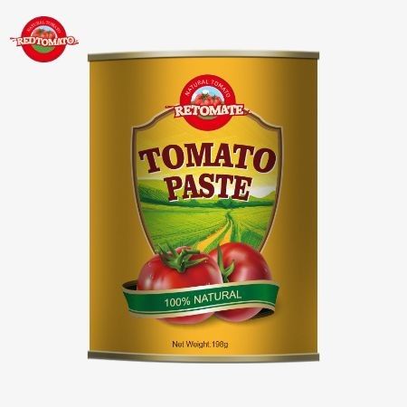 198g pasta tomat kaleng sesuai dengan ISO HACCP dan BRC makanan FDA
