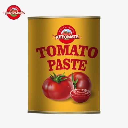 198g pasta tomat kaleng mematuhi ISO HACCP dan BRC standar makanan yang diakui oleh FDA