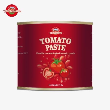 210g pasta tomat kaleng sesuai dengan standar produksi yang ditetapkan ISO HACCP BRC Dan FDA