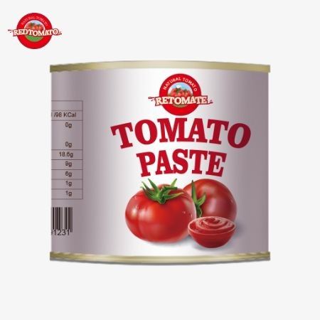 Tomato Pasta kaleng 210g mematuhi standar kualitas internasional termasuk ISO HACCP BRC dan peraturan FDA
