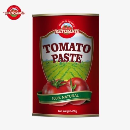 400g tomat pasta kaleng Standar internasional termasuk ISO HACCP BRC dan FDA