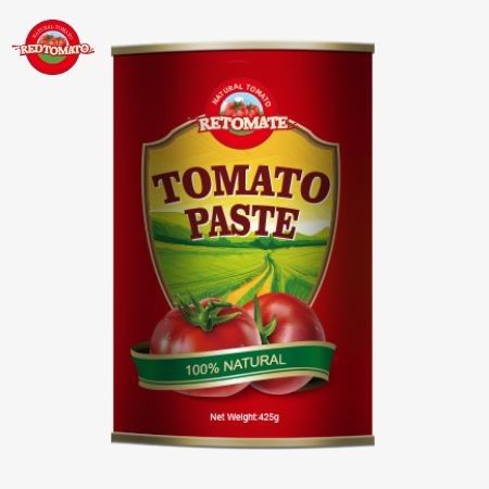 Pasta tomat kaleng 425g sesuai dengan standar global yang ditetapkan oleh ISO HACCP BRC dan Peraturan FDA