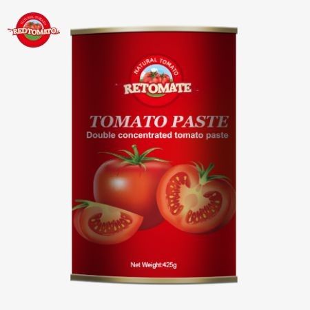 Pabrik Ekspor 425g pasta tomat kaleng mematuhi standar global yang ditetapkan ISO HACCP dan FDA