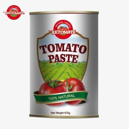 Pasta tomat kaleng 425g memenuhi standar global yang ditetapkan oleh ISO HACCP BRC dan Peraturan FDA