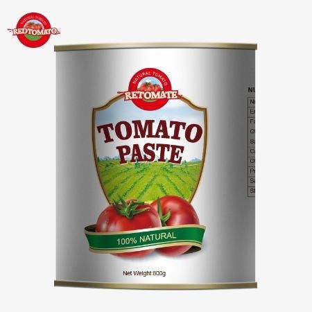Pasta tomat kaleng 800g kami mematuhi standar kualitas internasional seperti yang ditetapkan oleh ISO HACCP BRC dan FDA