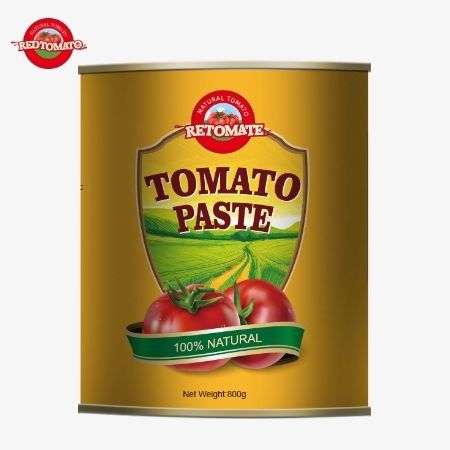 Pasta tomat kaleng 800g kami memenuhi standar kualitas internasional ISO HACCP BRC dan FDA