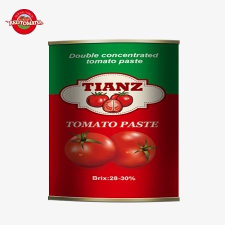 3kg saus pasta tomat kaleng dengan 28-30% Brix pada harga terbaik pabrik