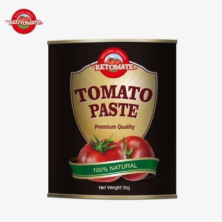 Produksi Penjualan Kualitas Tinggi 3kg Pasta Tomat Kaleng Mengikuti Standar Produksi ISO HACCP BRC FDA