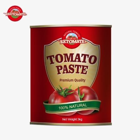 Kami memproduksi dan menjual pasta tomat kaleng 3 kg berkualitas tinggi, memenuhi standar produksi ISO HACCP BRC dan FDA