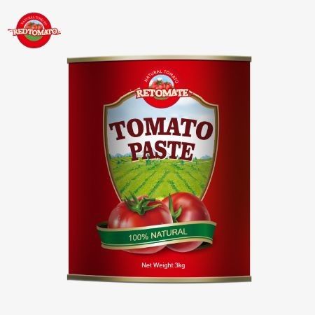 Pasta tomat kaleng 3 kg kami memenuhi standar produksi ISO, HACCP BRC dan FDA
