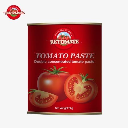 3kg pasta tomat kaleng memenuhi standar produksi ISO HACCP BRC dan FDA