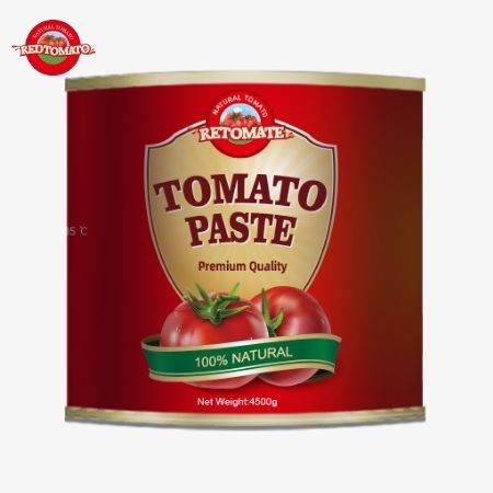 4500g pasta tomat kaleng memenuhi standar ISO HACCP dan BRC selain standar produksi FDA