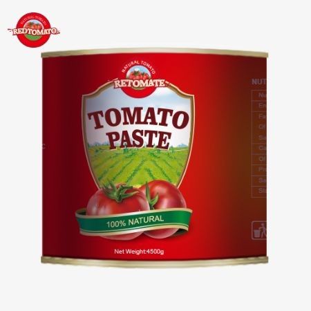 2024 Pasta Tomat Berkualitas Tinggi Dengan Kemasan Bulk 4,5kg 28-30 Brix Jenis Kemasan