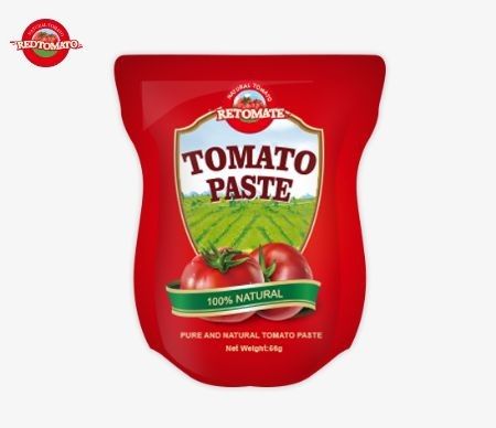 56g Stand Sachet / Flat Bag Tomato Paste Konsentrasi 28-30%/22-24%/18-20%