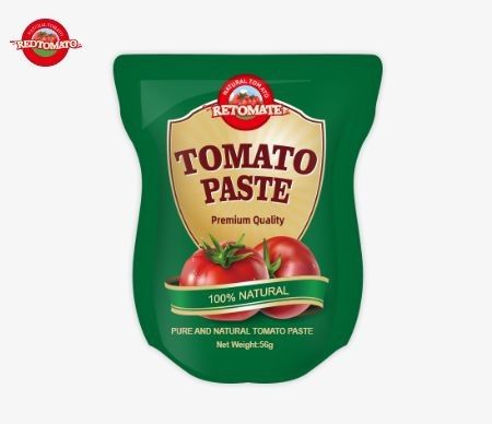 Grosir Stand-Up Sachet Tomato Paste Tersedia Dalam Ukuran 56g Memberikan Produk Murni Bebas Aditif