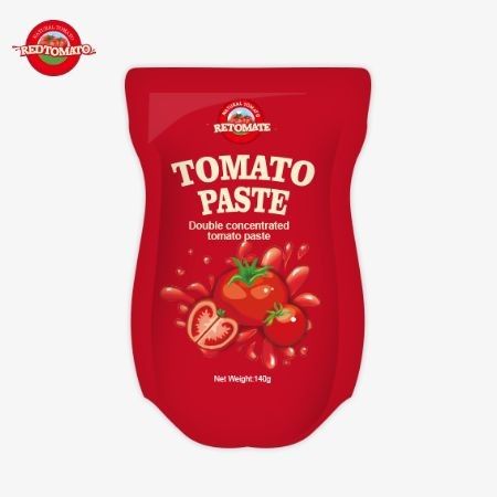 140g Stand-up Sachet Of Sweet And Sour Tomato Paste Rentang kemurnian: 22% - 30%