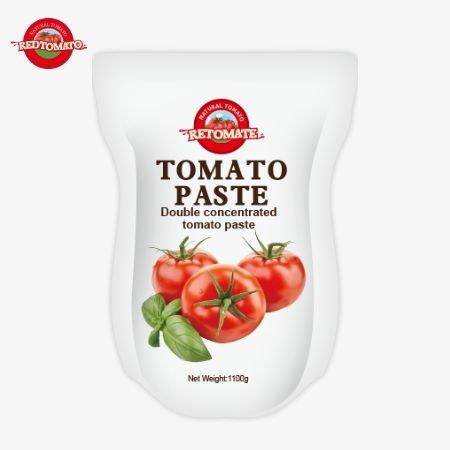 1100g Stand-up Sachet of Tomato Paste Memenuhi ISO HACCP, Dan Standar BRC Untuk Kepatuhan Harga Pabrik