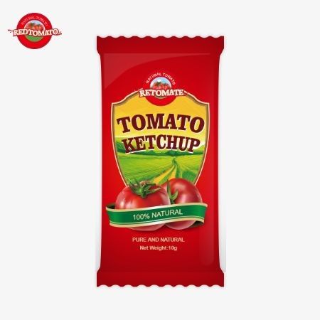10g Tas Tomat Ketchup Rasanya Manis Dan Kaya, Rasanya Murni Harga Pabrik