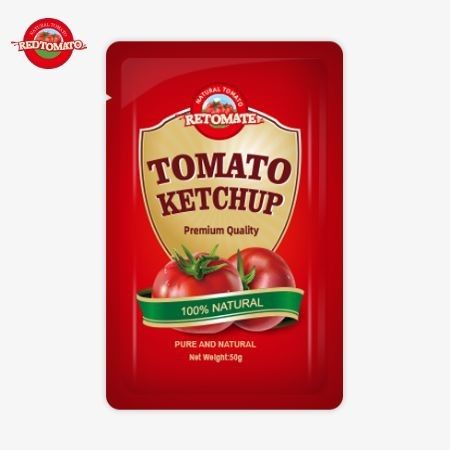 OEM 50g Kantong Kecil Pasta Tomat Dengan Harga Pabrik China Pabrik Penjualan Langsung
