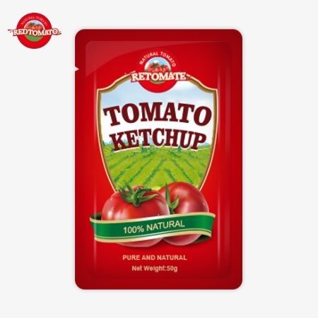 Pabrik Custom 50g S Sachet Ketchup Untuk Memberikan Sertifikasi ISO HACCP FDA Terlaris Dunia