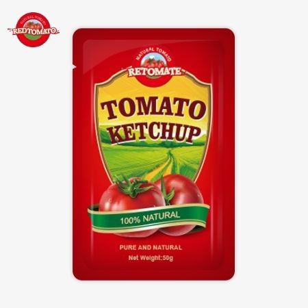 Pabrik Custom 50g S Sachet Ketchup Untuk Memberikan Sertifikasi ISO HACCP FDA Terlaris Dunia