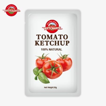 Menawarkan global populer berkualitas tinggi Custom 50g kantong Ketchup bersertifikat oleh ISO HACCP dan FDA