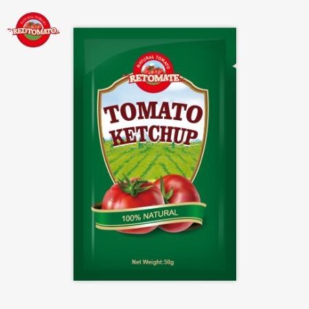 OEM Premium 50g Kantong Kecap Kecil Dengan Harga Pabrik China Pabrik Penjualan Langsung
