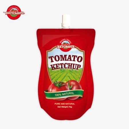 70g sachet ketchup dengan rasa alami murni nyaman dan standar internasional tersedia dengan harga pabrik
