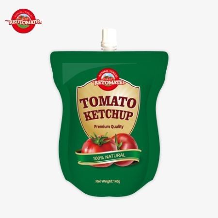 Kami menawarkan kantong ketchup 140g yang memenuhi standar internasional memberikan kenyamanan dan tersedia dengan harga pabrik