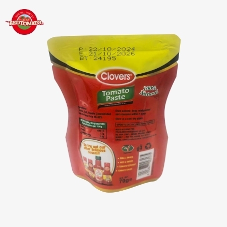 Cengkeh 70 g pasta tomat vertikal, terkonsentrasi hingga 28-30% Brix Produk kualitas yang sama tersedia atas permintaan