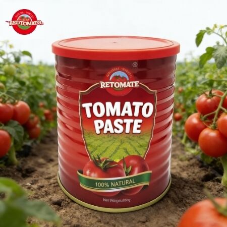 Retomate Merek Sendiri 400g Pasta Tomat Kaleng Merek Kustom & Desain Kemasan Didukung