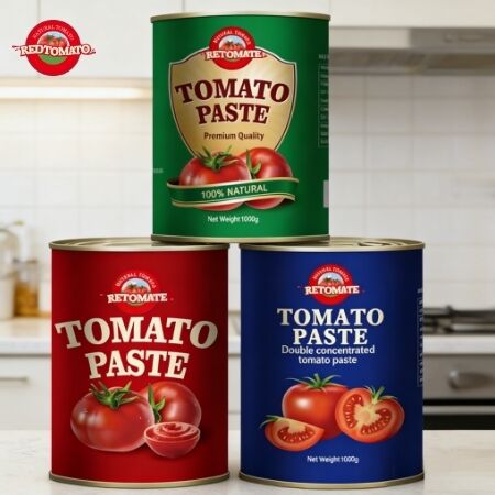 Premium 1000g Pasta Tomat Kaleng dengan 28-30% Brix, ISO HACCP BRC FDA Certified