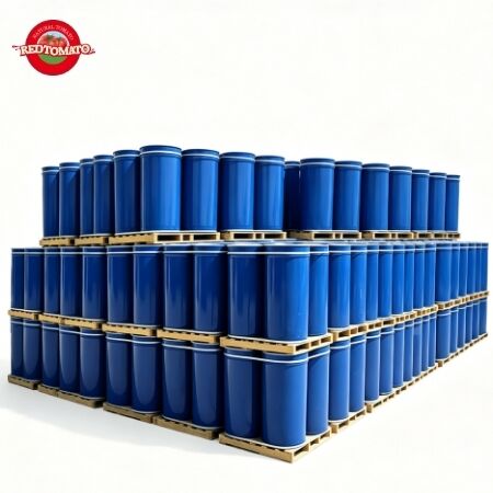 Pasta Tomat Cold Break Musim Baru 36-38% Brix Terkonsentrasi Tiga Kali Lipat 100% Paket Drum Xinjiang Murni