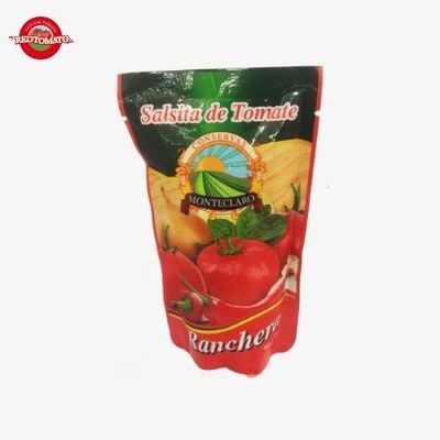 ISO Pouch Tomato Paste, 227g Triple Concentrated Tomato Paste 30%-100% kemurnian