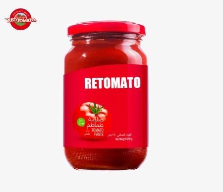ISO Jar Tomato Paste 580ml Mengkonsentrasikan lezat 30%-100% kemurnian