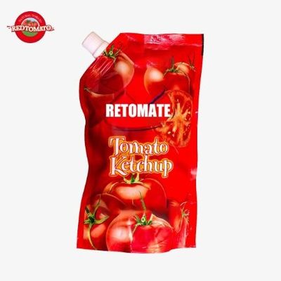 HACCP Sertifikat Tas Ketchup 300g Kecil Nyaman Untuk Penambah Rasa