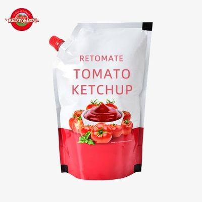 Sachet tomat alami murni, nyaman kantong ketchup 1100g manis dan asam