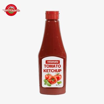 Red Bottle Ketchup 600g Pure Natural Flavor Untuk Burger Dan Sandwich Condiment