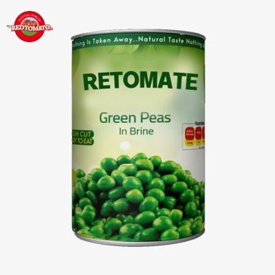 Kacang hijau kaleng segar dalam garam 800g dengan rasa gurih yang indah